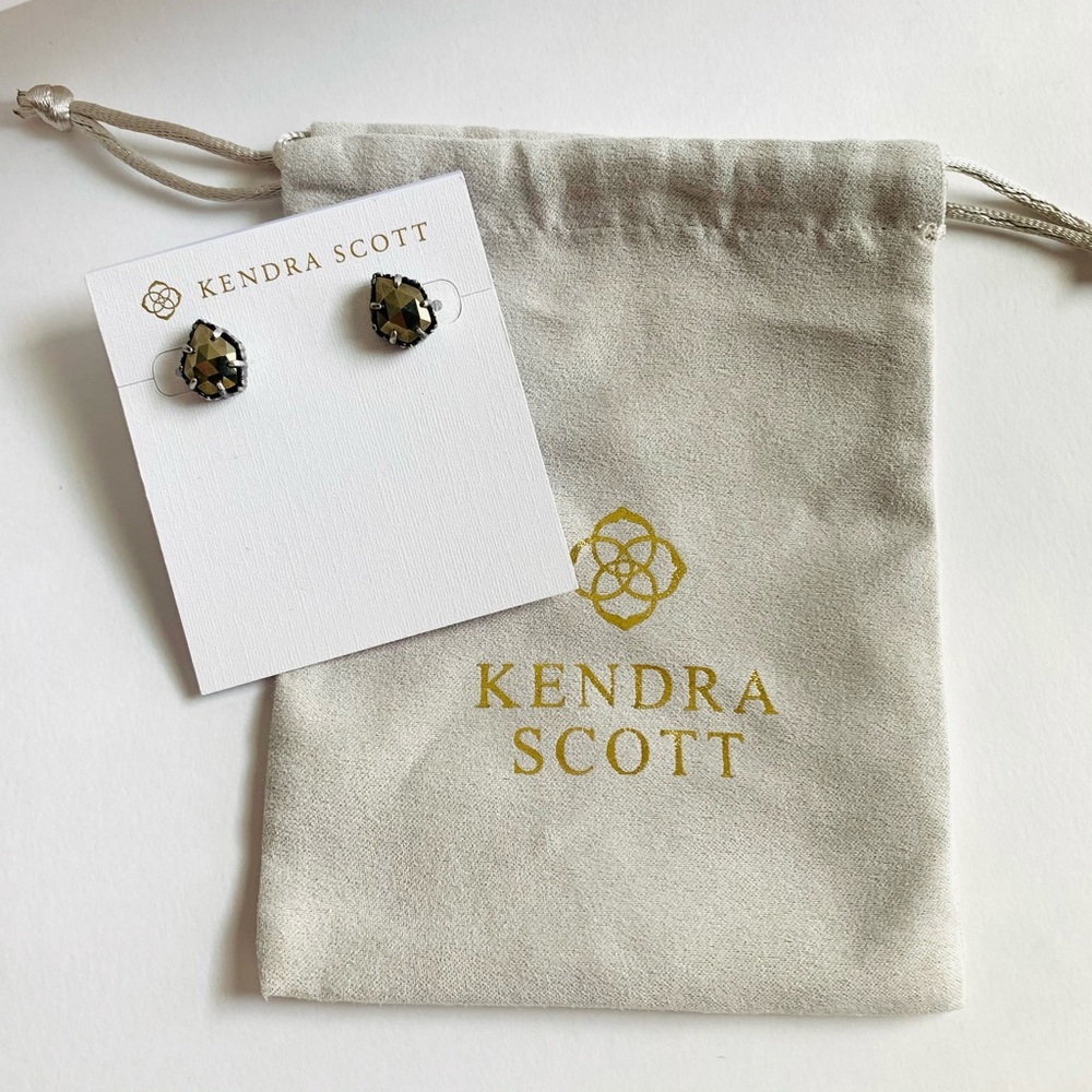 Kendra Scott Pyrite Tessa Stud Earrings